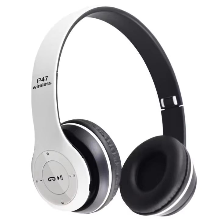 Casque pliable sans fil P47 Bt5.0 sur oreilles