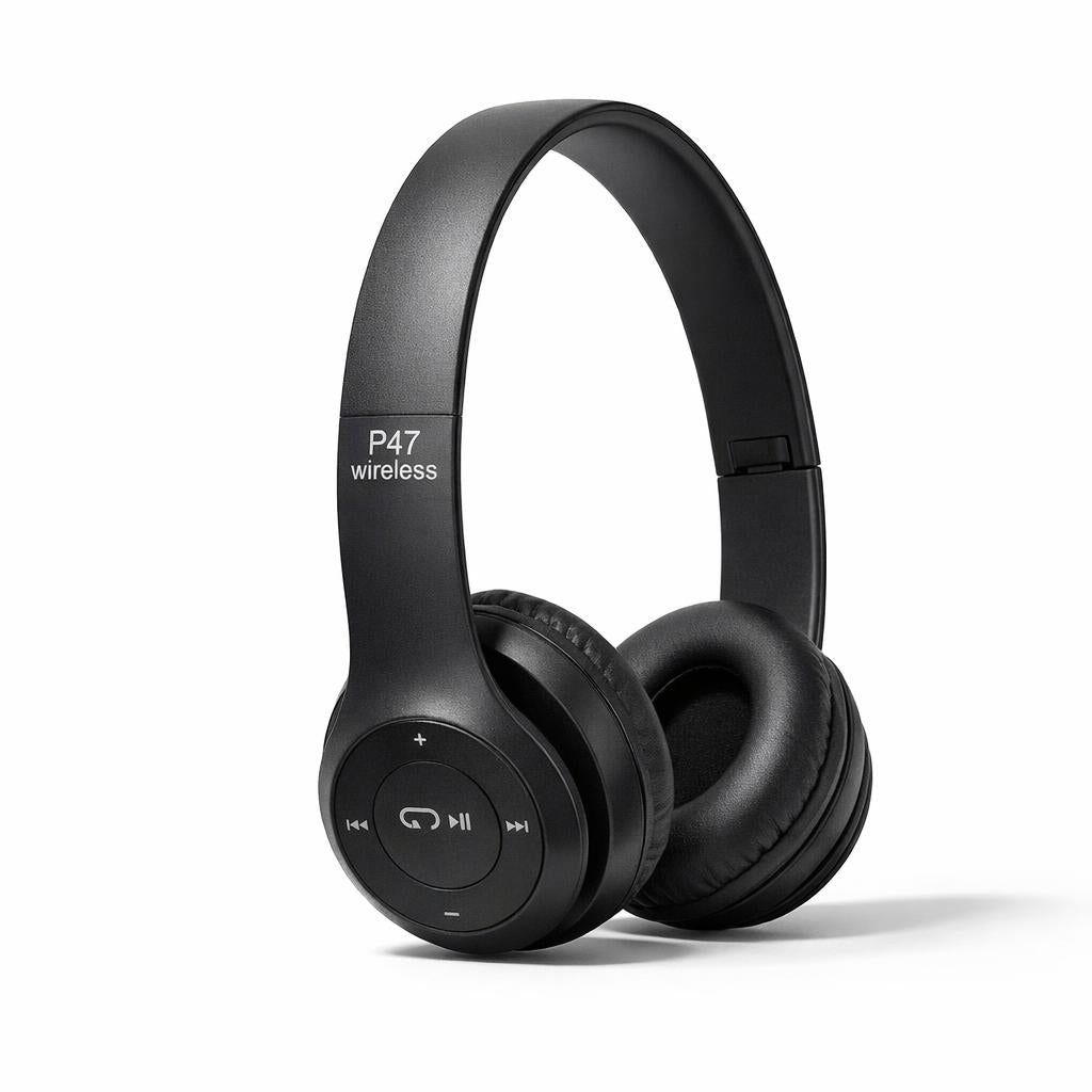 Casque pliable sans fil P47 Bt5.0 sur oreilles