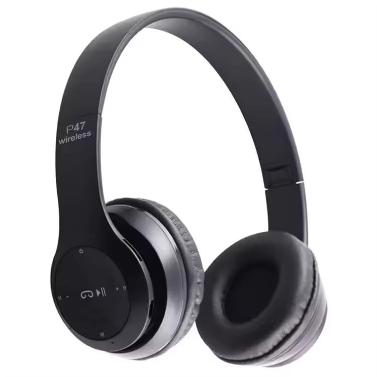 Casque pliable sans fil P47 Bt5.0 sur oreilles