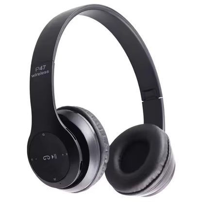 Casque pliable sans fil P47 Bt5.0 sur oreilles